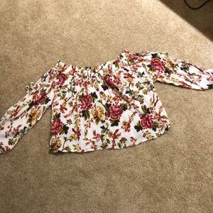 Umgee Off The Shoulder Flowy Top